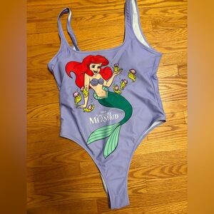Disney The Little Mermaid Lavender One-Piece Swimsuit. Cakeworthy